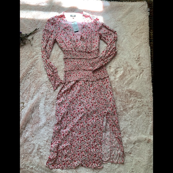 Nordstrom Dresses & Skirts - Nordstrom pink floral maxi dress, new with tags